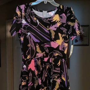 Maleficent LuLaRoe Amelia for Halloween.